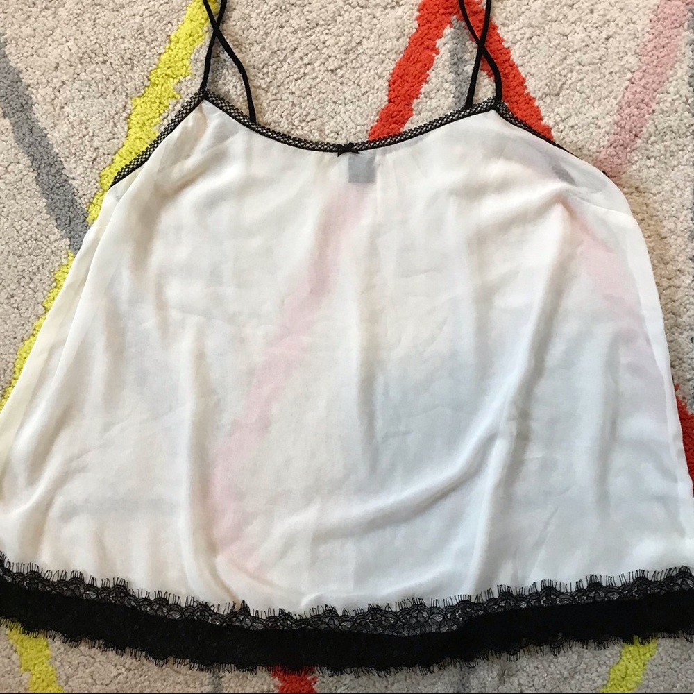 Only Hearts white silk camisole size L